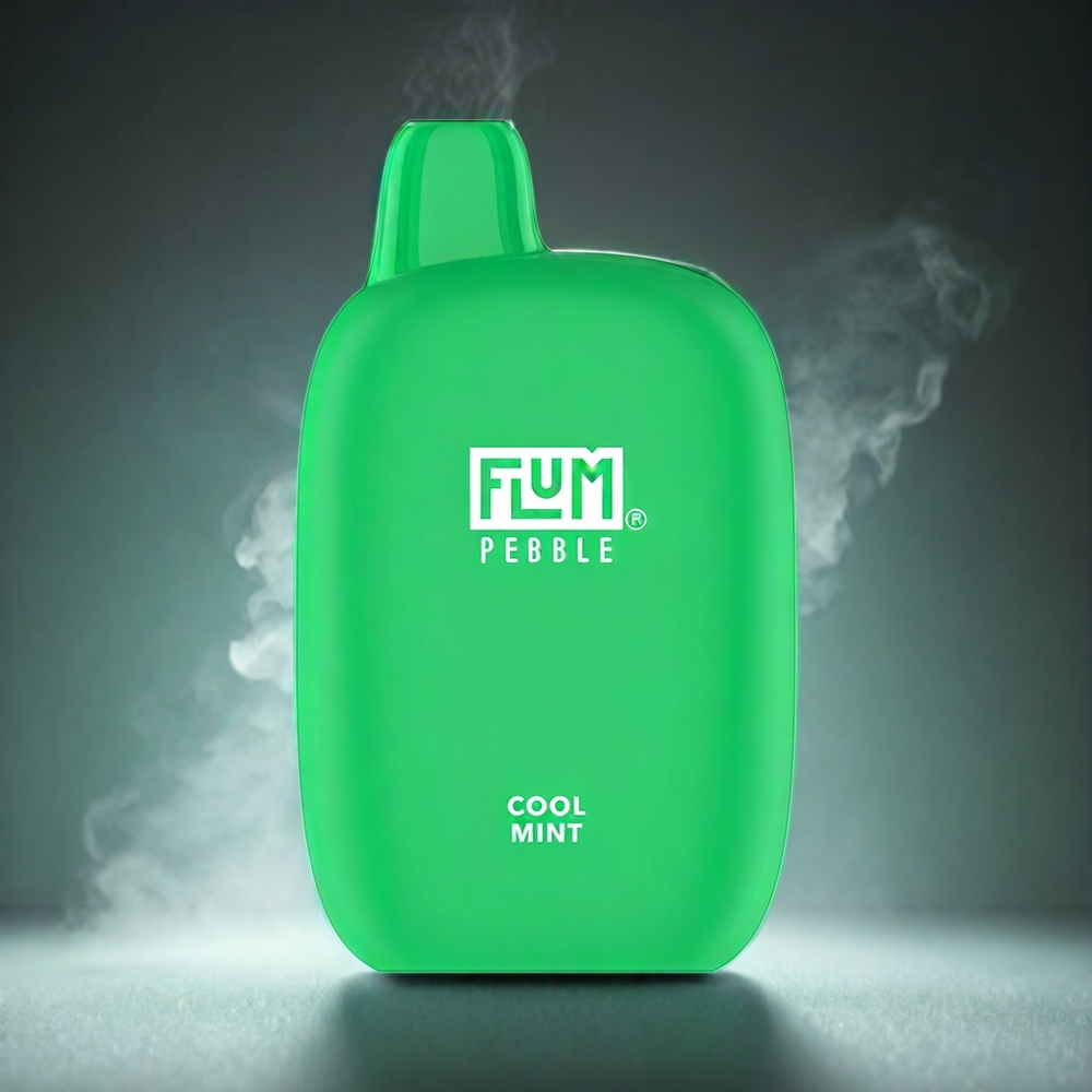 Flum Pebble 6000 Norge Engros – 10ml E-væske, 5% Nikotin, 500mAh Batteri, Mesh Coil, Type-C Ladning, Kjølig Mynte