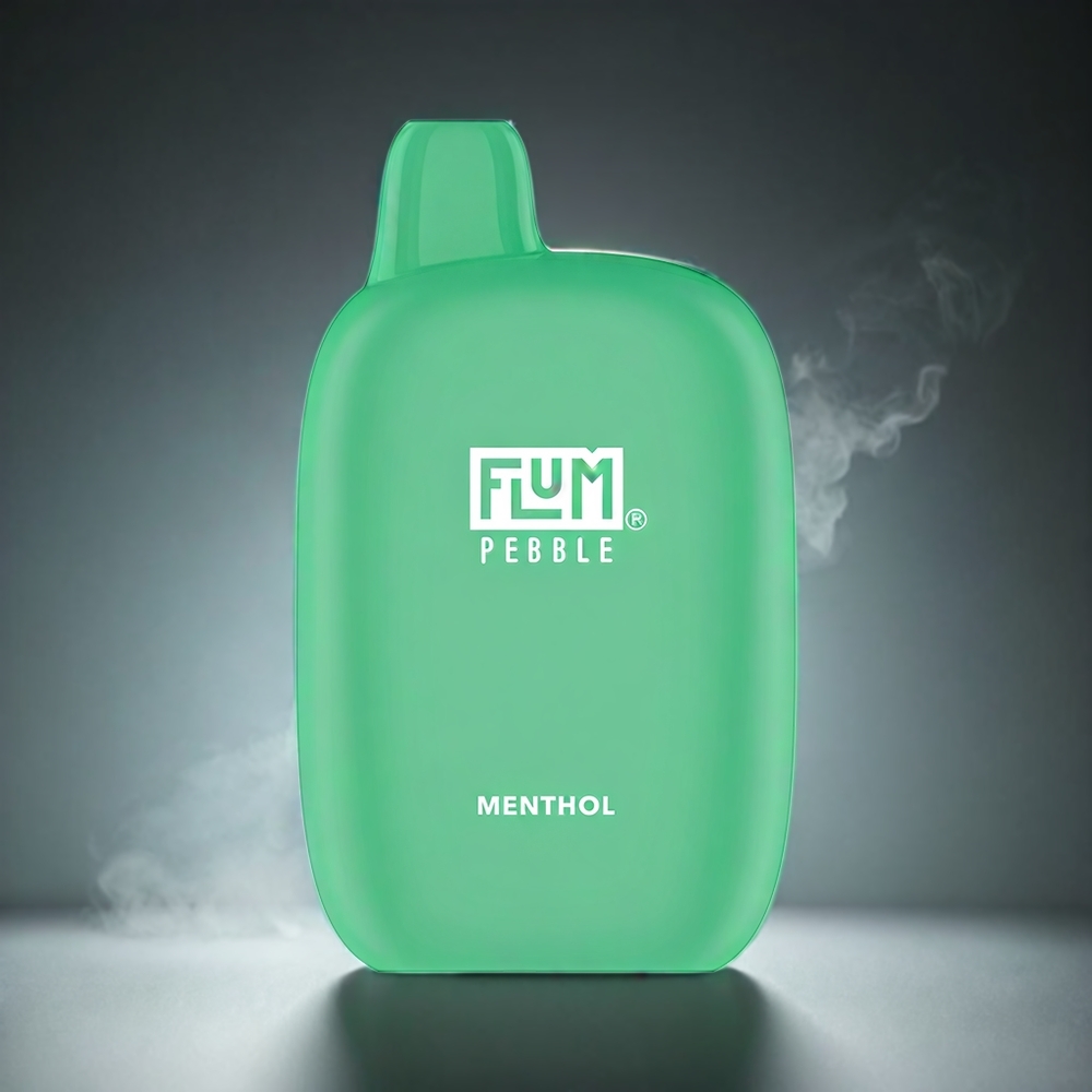 Flum Pebble 6000 Norge Engros – 10ml E-væske, 5% Nikotin, 500mAh Batteri, Type-C Lading, Mesh Coil – Mentol