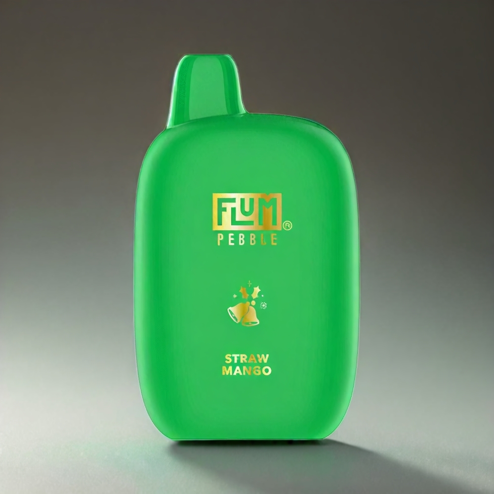 Flum Pebble 6000 Norge Engros – 10ml E-væske, 5% Nikotin, 500mAh, Type-C Lading, Mesh Coil – Mango