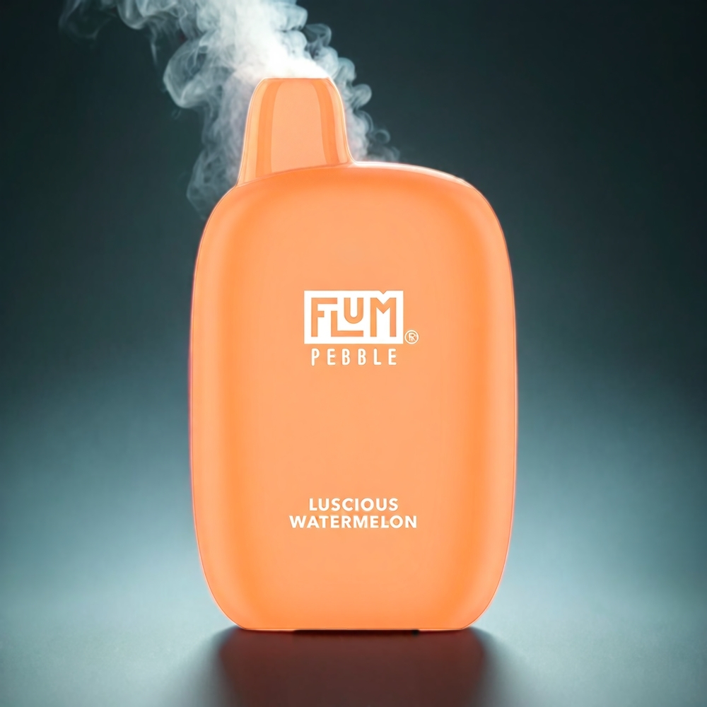 Flum Pebble 6000 Norge Engros – 10ml E-væske, 5% Nikotin, Opptil 6000 Puff, 500mAh Batteri, Mesh Coil, Type-C Lading – Søt Vannmelon