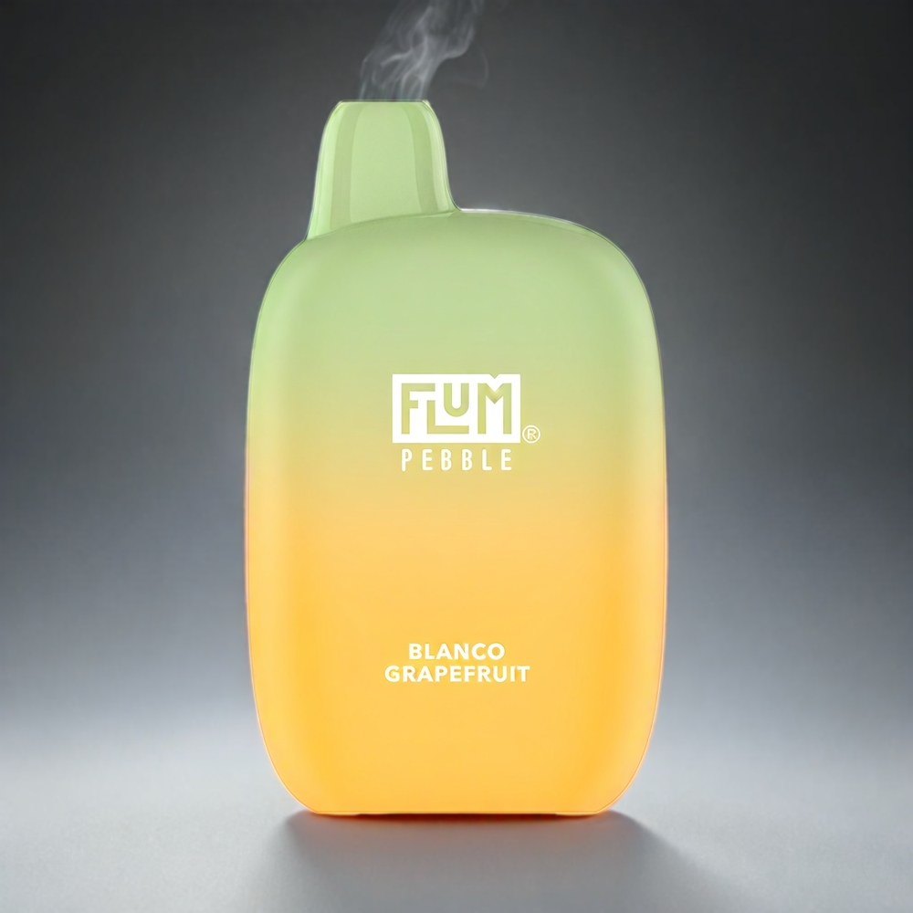 Flum Pebble 6000 Norge Engros – Hvit Grapefrukt – 10ml / 5% Nikotin – 500mAh – Type-C Lading – Mesh Coil