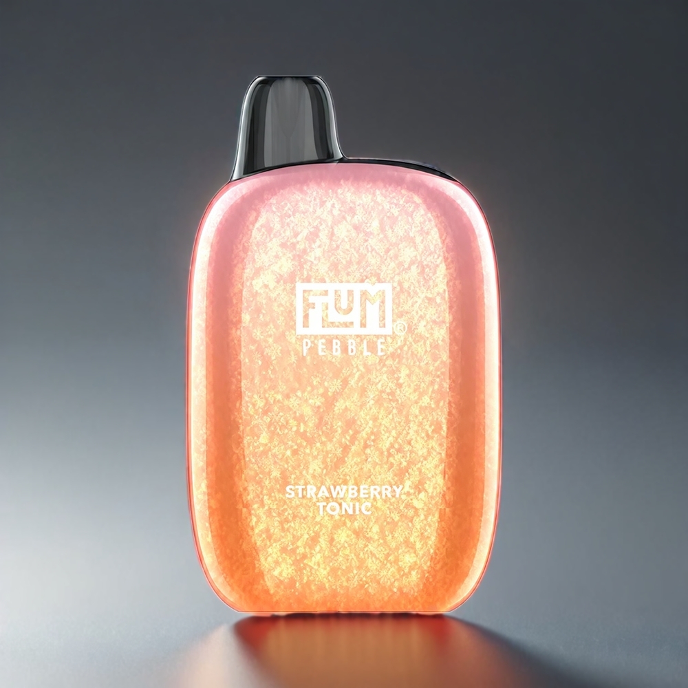 Flum Pebble 6000 Norge Engros – Jordbærtone – 10ml / 5% Nikotin – 500mAh – Mesh Coil – Type-C Ladbar