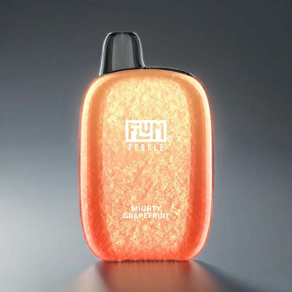 Flum Pebble 6000 Norge engros – 10ml 5% Nikotin – 500mAh Type-C – Mektig grapefrukt – Mesh Coil – Opptil 6000 puffs