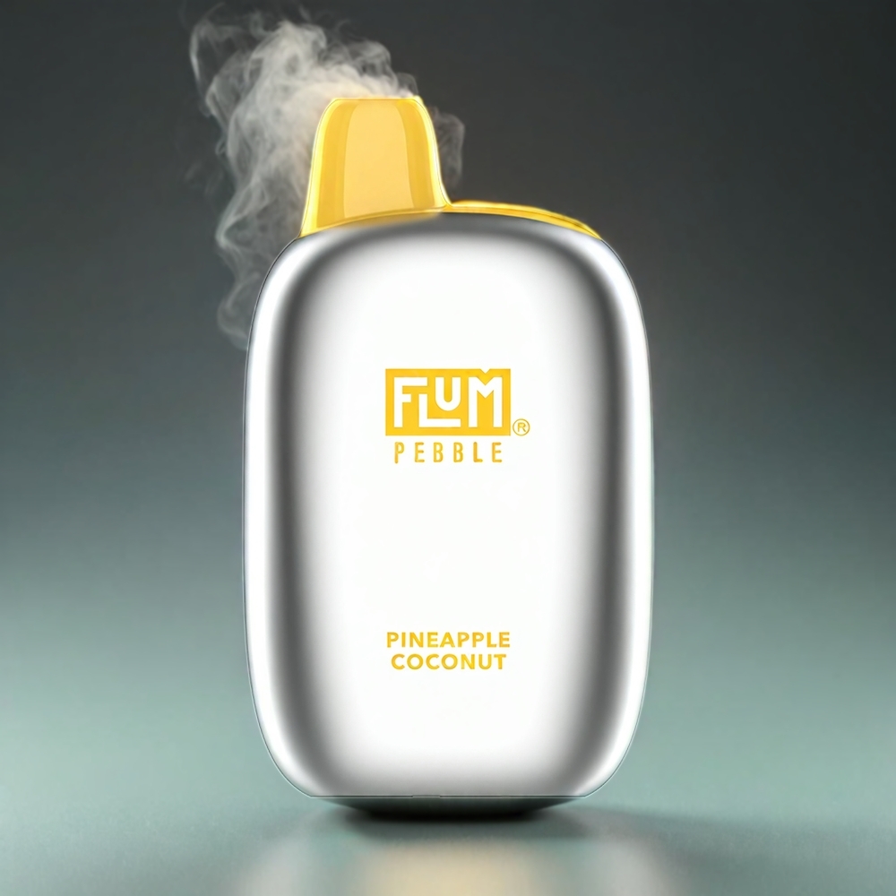 Flum Pebble 6000 Norge engros - 10ml E-væske, 5% Nikotin, 500mAh Batteri, Type-C Lading, Ananas Kokos