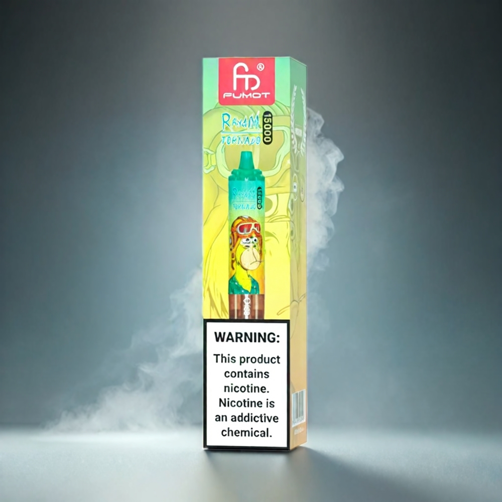 Fumot RandM Tornado 15000 Norge Engros 25ml 850mAh Type-C Ananas Is