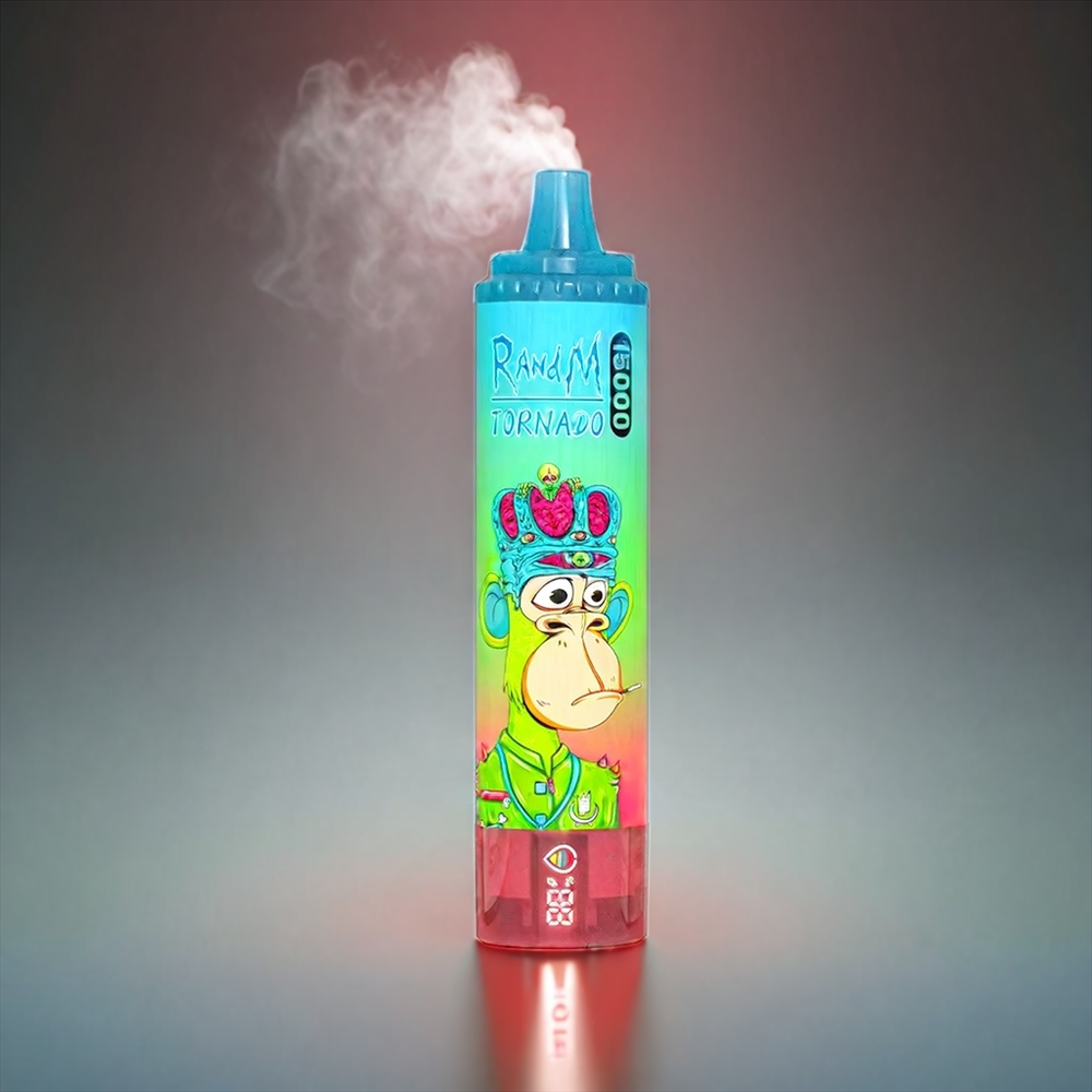 Fumot RandM Tornado 15000 Puffs Norge Engros – Jordbær Vannmelon – 25ml – 850mAh – Mesh Coil – Type-C – LCD Skjerm