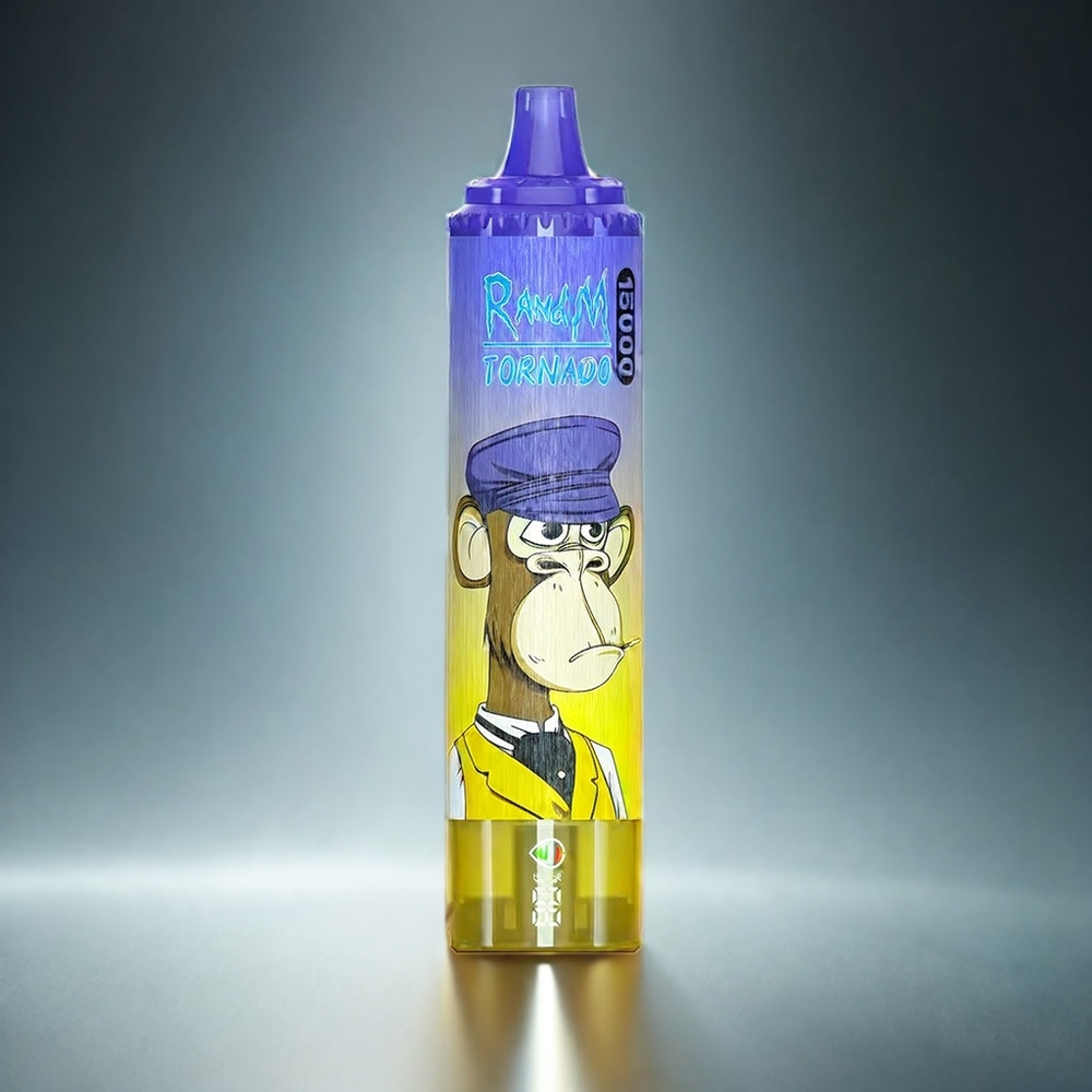 Fumot RandM Tornado 15000 Puffs Norge Engros – Mango Is 25ml 850mAh Type-C LCD Skjerm