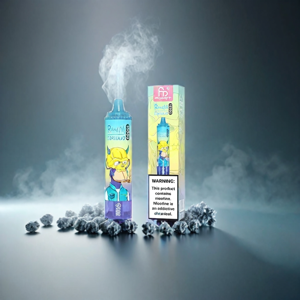 Fumot RandM Tornado 15000 Puffs Norge engros 25ml 850mAh Vape Drue Is