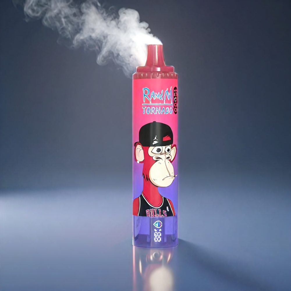 Fumot Randm Tornado 15000 Puffs Norge Engros Vape Blåsur Bringebær med 25ml Kapasitet og 850mAh Batteri