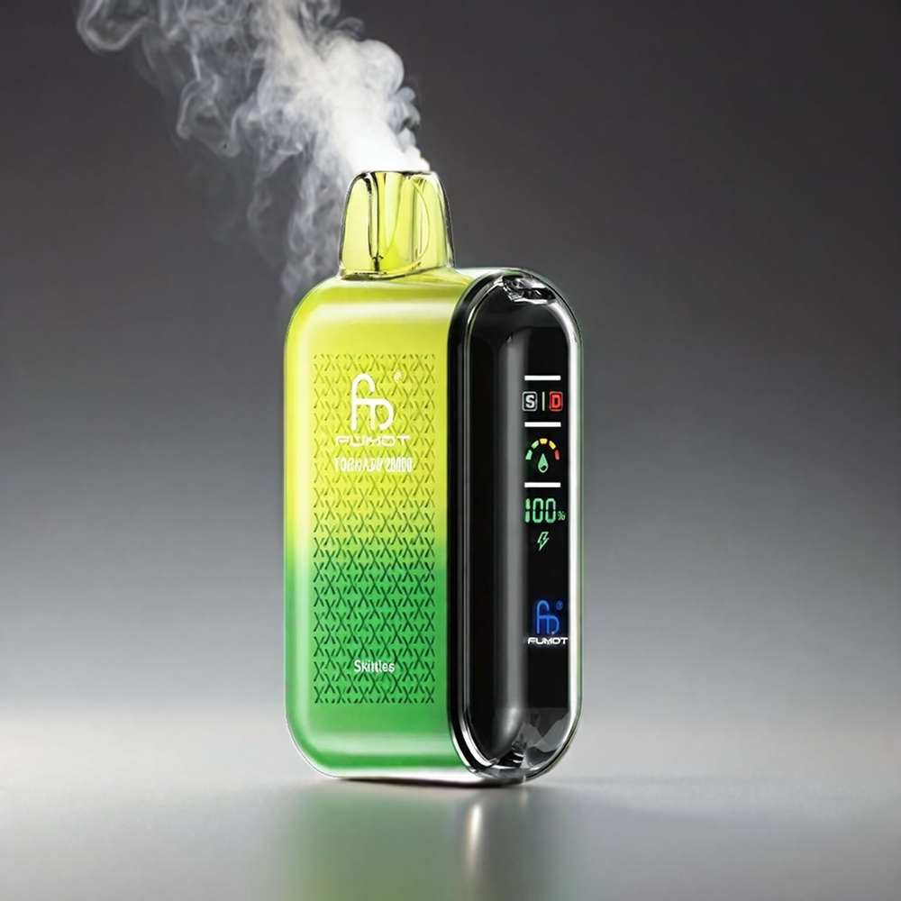 Fumot Tornado 20000 Puffs Norge Engros med 20ml E-liquid, Dual Mesh Coil og Smart Display