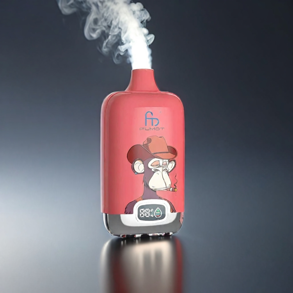 Fumot Tornado Digital Box 12000 Puffs Norge Engros – 20ml E-Liquid, 550mAh, Type-C Lading, MTL – Eple Bær Blast