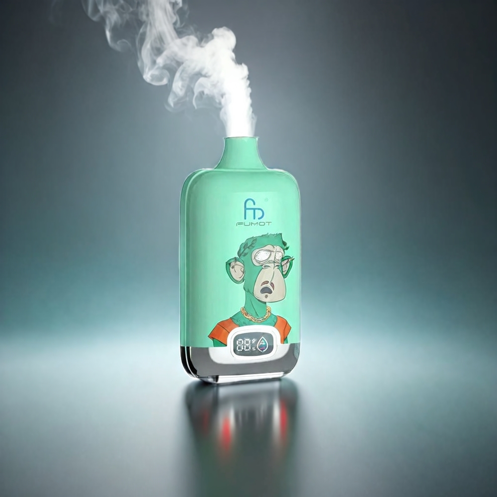 Fumot Tornado Digital Box 12000 Puffs Norge Engros – Vannmelon Is med 20ml E-Liquid, 550mAh Batteri og Type-C Lading