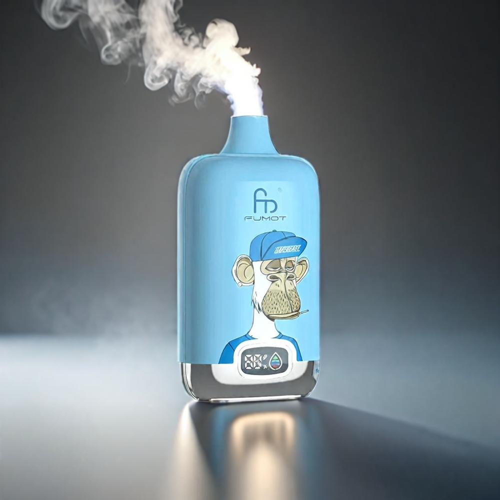 Fumot Tornado Digital Box 12000 Puffs Norge Engros med 20ml E-Liquid, 550mAh Batteri og Type-C-lading