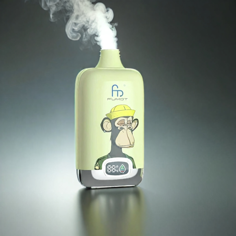 Fumot Tornado Digital Box 12000 Puffs Norge Engros med Sitron Lime, 20ml E-Liquid, Type-C Lading, 550mAh Batteri