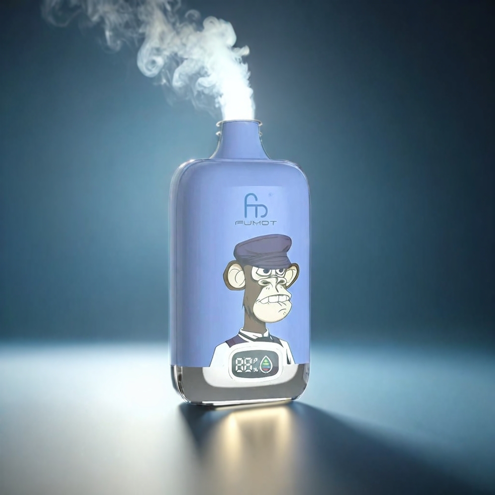 Fumot Tornado Digital Box 12000 Puffs Norge engros – Blå Bringebær Lemonade – 20ml E-Liquid, 550mAh, Type-C Lading, MTL Trekksystem