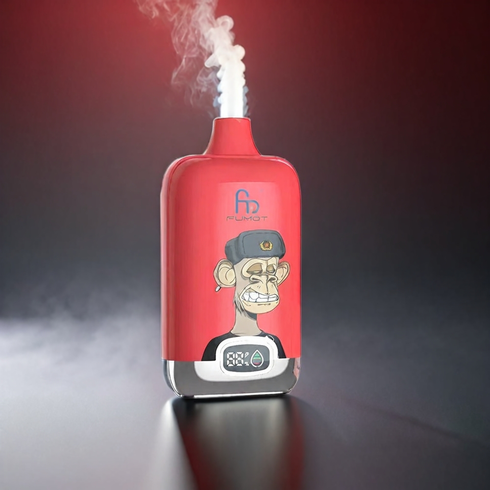 Fumot Tornado Digital Box 12000 Puffs Norge engros – Jordbær Red Bull – 20ml E-Liquid, 550mAh, Type-C, MTL