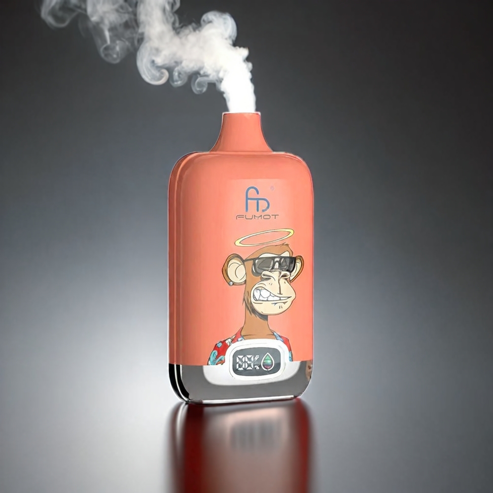 Fumot Tornado Digital Box 12000 Puffs Norge engros med 20ml E-Liquid og Type-C-lading - Kirsebær Cola