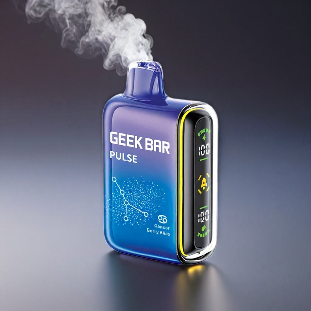 Geek Bar Pulse 15000 Puffs Norge Engros – 16ML, 5% Nikotin, Justerbar Luftstrøm, USB Type-C