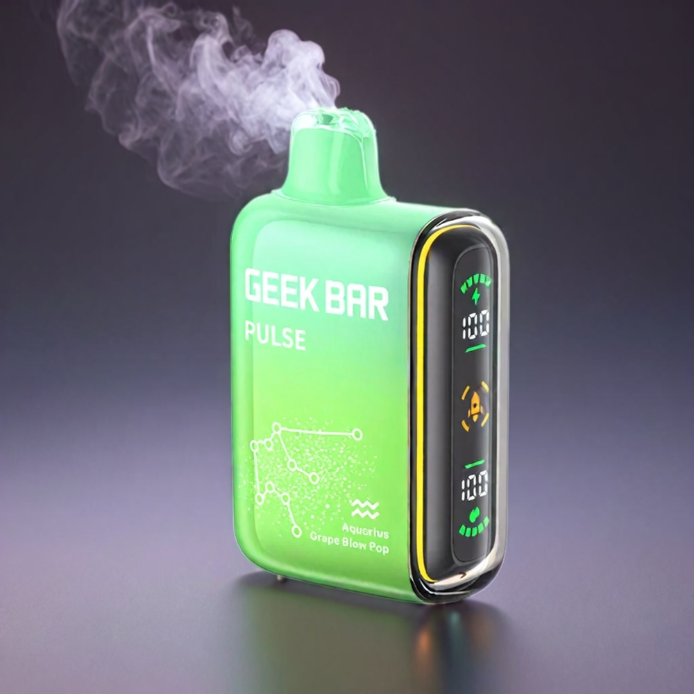 Geek Bar Pulse 15000 Puffs Norge Engros – 16ML, 5% Nikotin, Justerbar Luftstrøm, USB Type-C