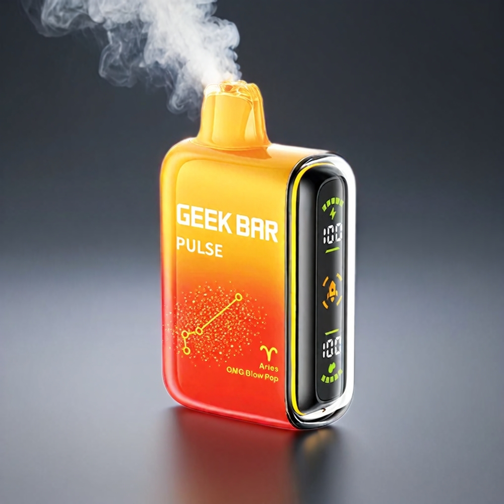 Geek Bar Pulse 15000 Puffs Norge Engros – 16ML, 5% Nikotin, Justerbar Luftstrøm, USB Type-C