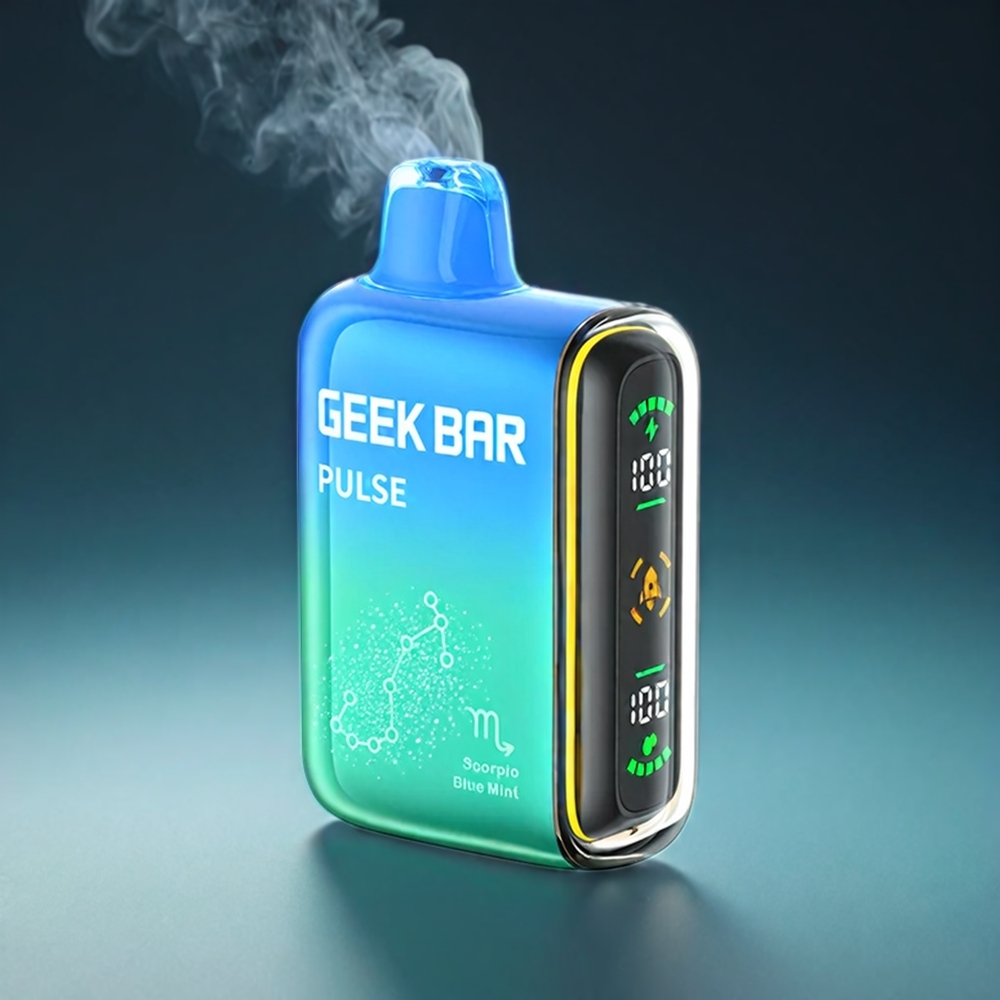 Geek Bar Pulse 15000 Puffs Norge Engros – 16ML, 5% Nikotin, Justerbar Luftstrøm, USB Type-C