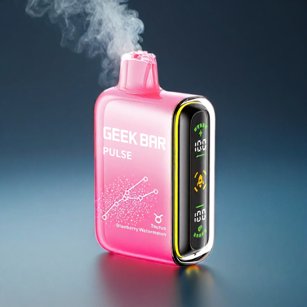 Geek Bar Pulse 15000 Puffs Norge Engros – 16ML, 5% Nikotin, Justerbar Luftstrøm, USB Type-C