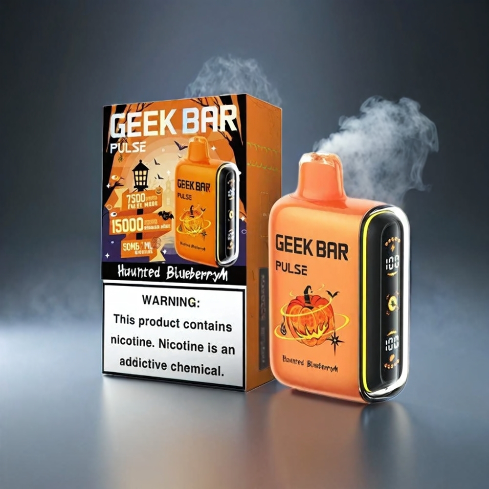 Geek Bar Pulse 15000 Puffs Norge Engros – 16ML, 5% Nikotin, Justerbar Luftstrøm, USB Type-C