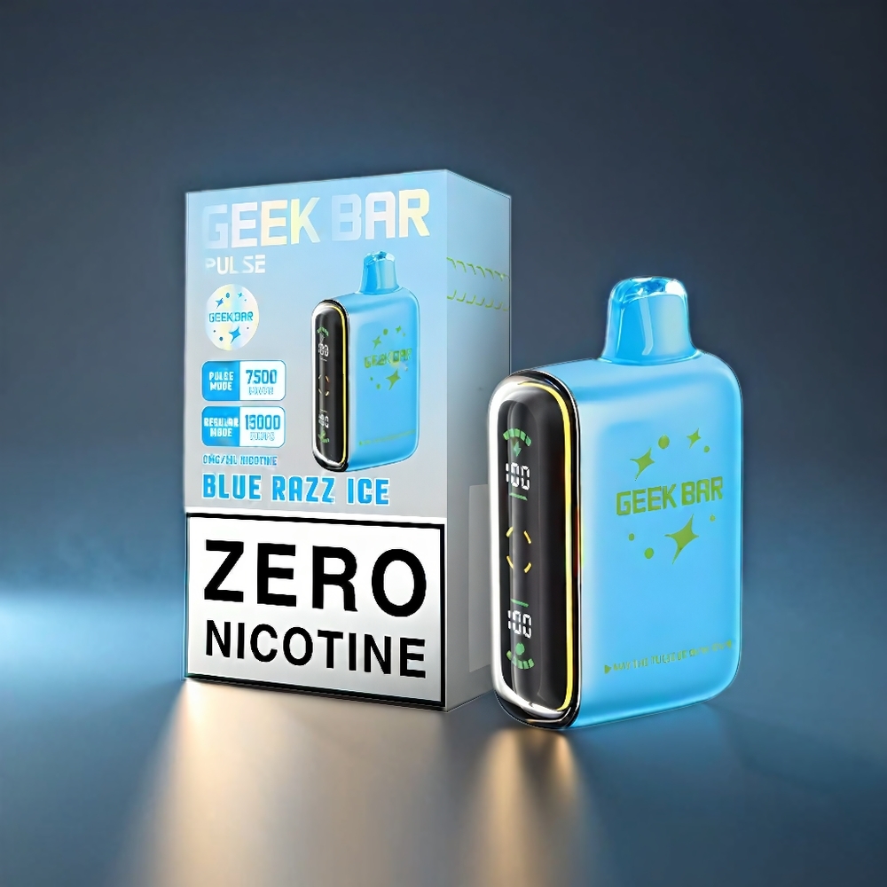 Geek Bar Pulse 15000 Puffs Norge Engros – 16ML E-væske, 5% Nikotin, 650 mAh Batteri, USB Type-C, Justerbar Luftstrøm