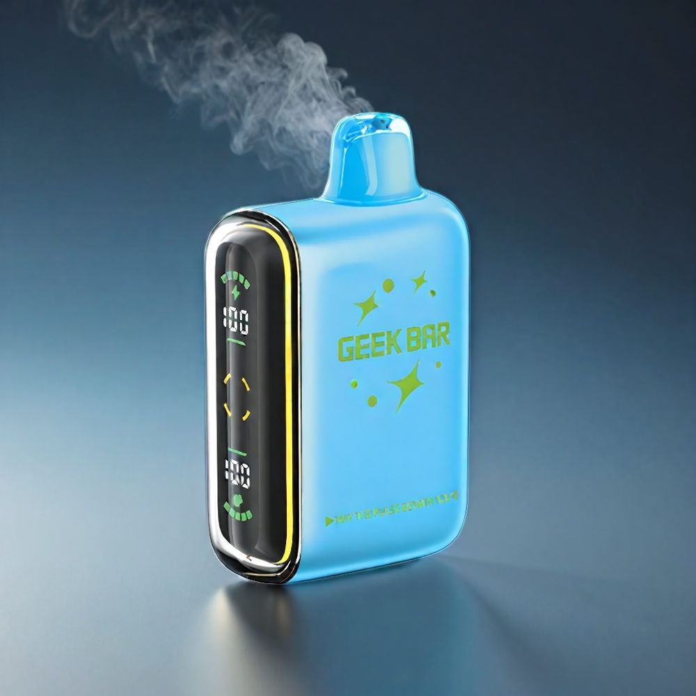 Geek Bar Pulse 15000 Puffs Norge Engros – 16ML E-væske, 5% Nikotin, 650 mAh Batteri, USB Type-C, Justerbar Luftstrøm