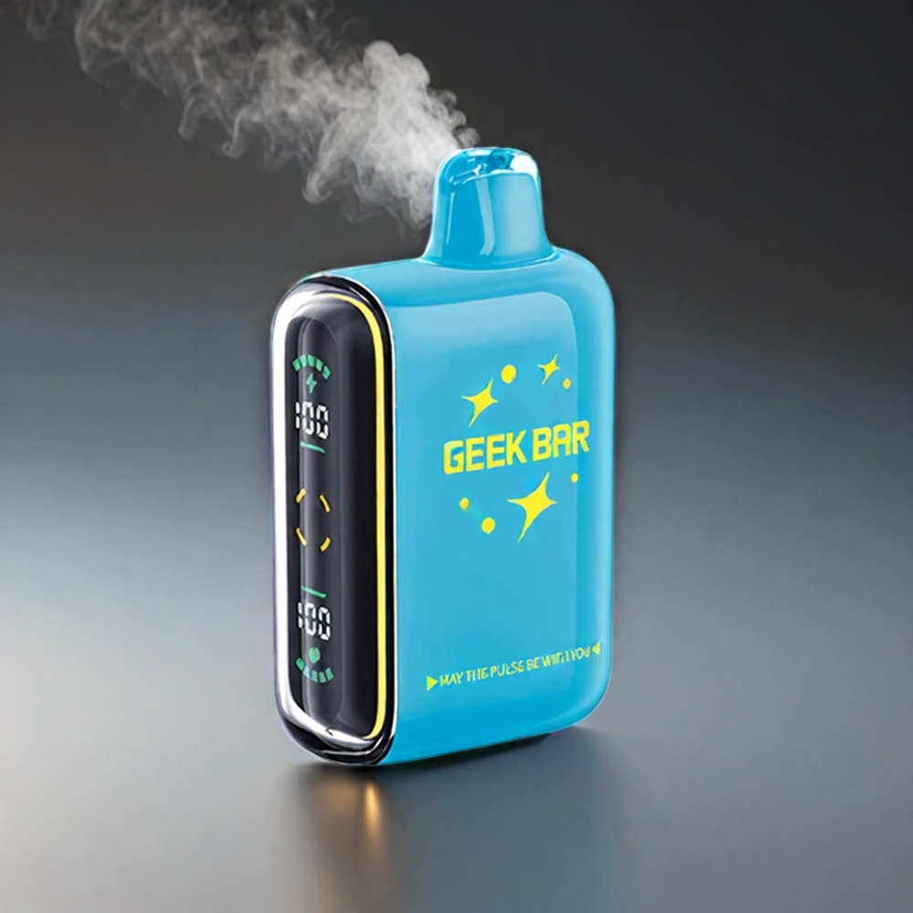 Geek Bar Pulse 15000 Puffs Norge Engros – 16ML E-væske, 5% Nikotin, 650 mAh Batteri, USB Type-C, Justerbar Luftstrøm