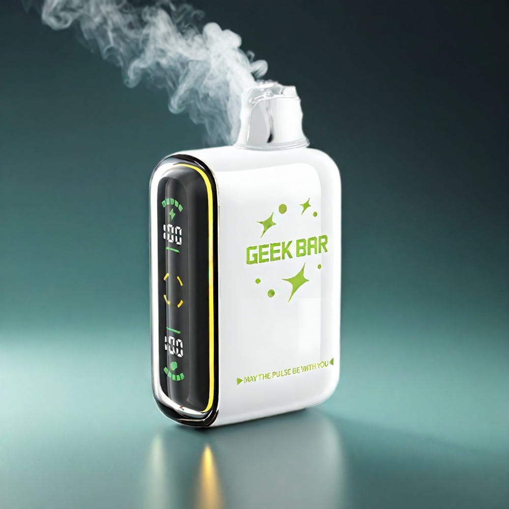 Geek Bar Pulse 15000 Puffs Norge Engros – 16ML E-væske, 5% Nikotin, 650 mAh Batteri, USB Type-C, Justerbar Luftstrøm