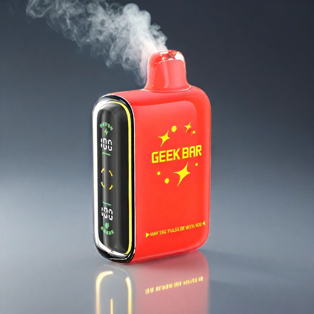 Geek Bar Pulse 15000 Puffs Norge Engros – 16ML E-væske, 5% Nikotin, 650 mAh Batteri, USB Type-C, Justerbar Luftstrøm