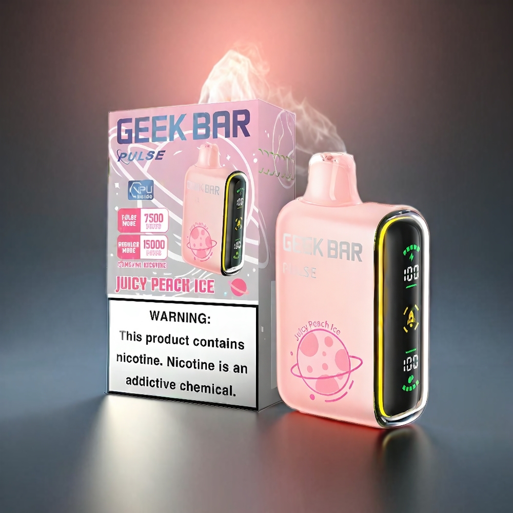 Geek Bar Pulse 15000 Puffs Norge Engros – 16ML E-væske, 5% Nikotin, 650 mAh Batteri, USB Type-C Lading