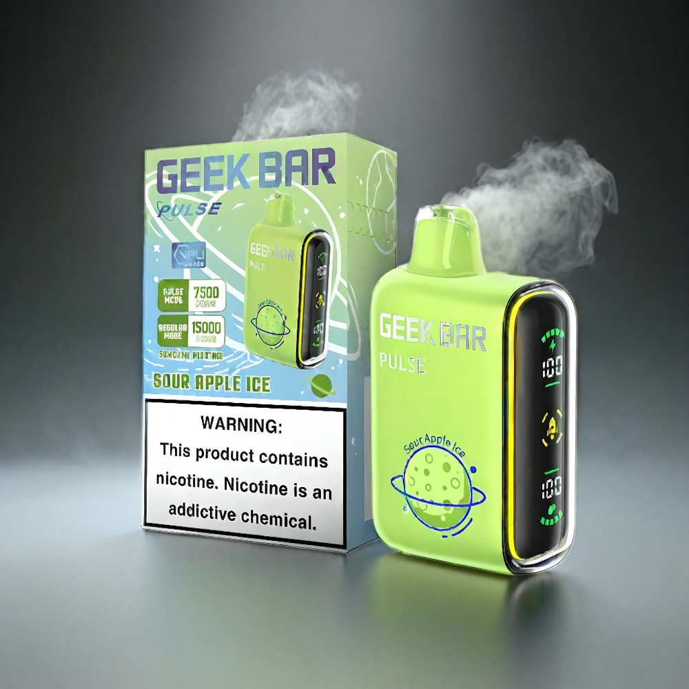 Geek Bar Pulse 15000 Puffs Norge Engros – 16ML E-væske, 5% Nikotin, 650 mAh Batteri, USB Type-C Lading