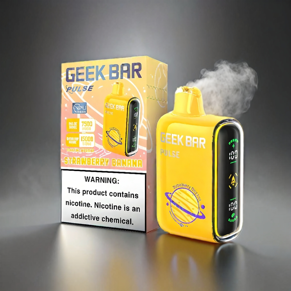 Geek Bar Pulse 15000 Puffs Norge Engros – 16ML E-væske, 5% Nikotin, 650 mAh Batteri, USB Type-C Lading