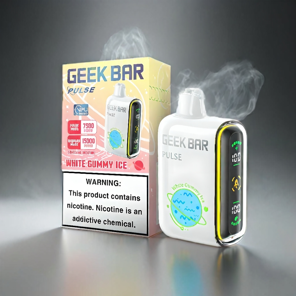 Geek Bar Pulse 15000 Puffs Norge Engros – 16ML E-væske, 5% Nikotin, 650 mAh Batteri, USB Type-C Lading