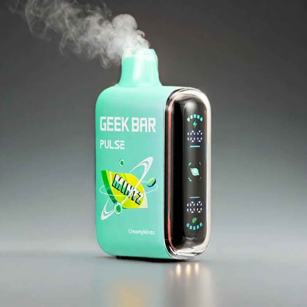Geek Bar Pulse 15000 Puffs Norge Engros med 16ML E-væske, 5% Nikotin og Justerbar Luftstrøm