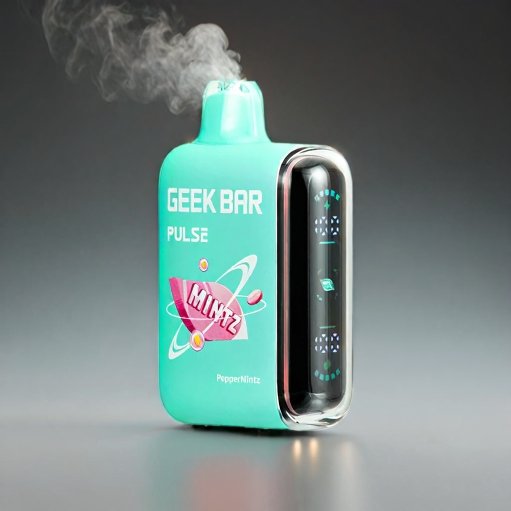 Geek Bar Pulse 15000 Puffs Norge Engros med 16ML E-væske, 5% Nikotin og Justerbar Luftstrøm