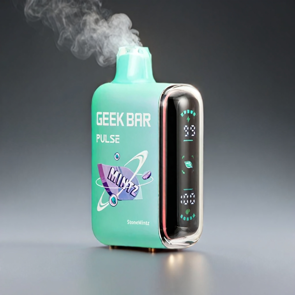 Geek Bar Pulse 15000 Puffs Norge Engros med 16ML E-væske, 5% Nikotin og Justerbar Luftstrøm