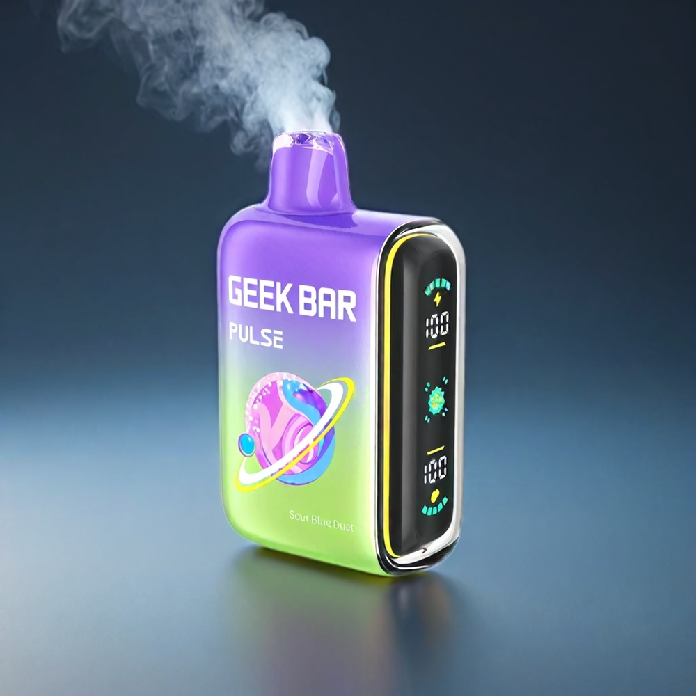 Geek Bar Pulse 15000 Puffs Norge Engros med 16ML e-væske, 5% nikotin og justerbar luftstrøm