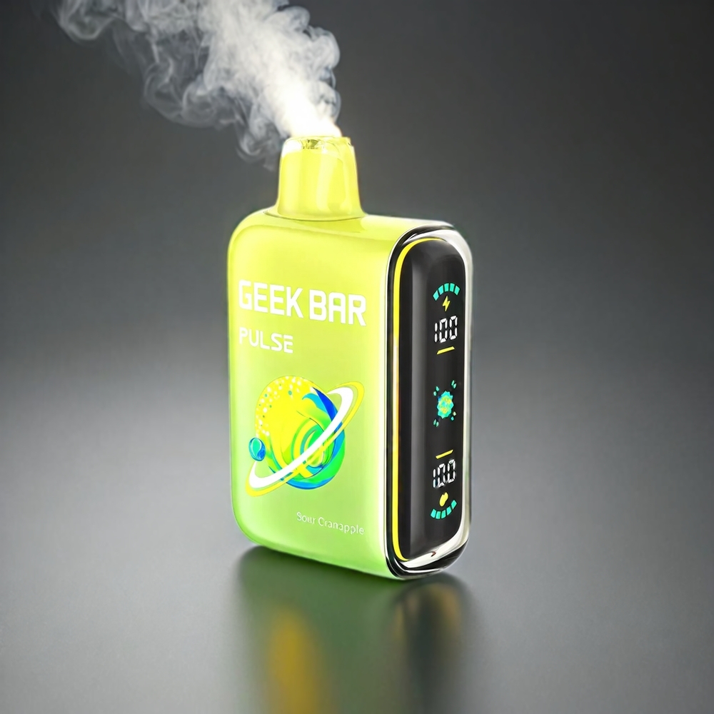 Geek Bar Pulse 15000 Puffs Norge Engros med 16ML e-væske, 5% nikotin og justerbar luftstrøm