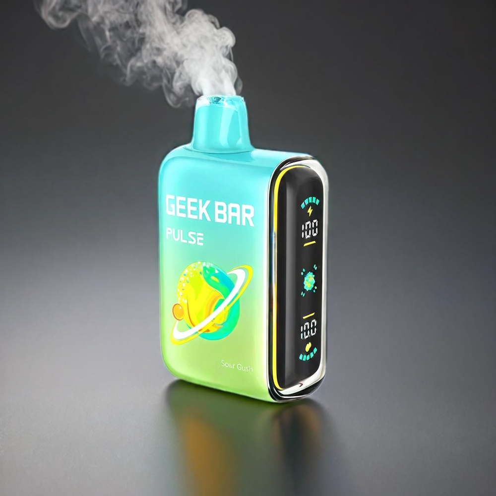Geek Bar Pulse 15000 Puffs Norge Engros med 16ML e-væske, 5% nikotin og justerbar luftstrøm