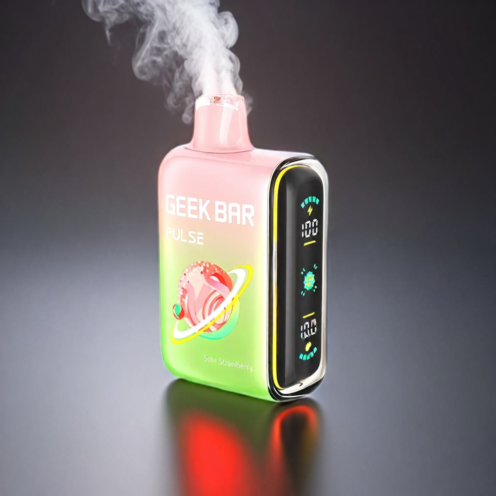 Geek Bar Pulse 15000 Puffs Norge Engros med 16ML e-væske, 5% nikotin og justerbar luftstrøm