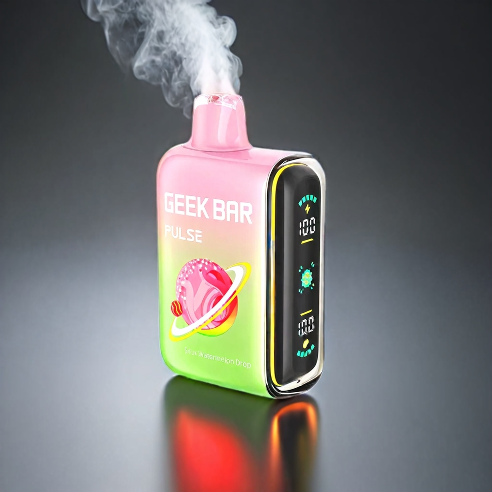 Geek Bar Pulse 15000 Puffs Norge Engros med 16ML e-væske, 5% nikotin og justerbar luftstrøm