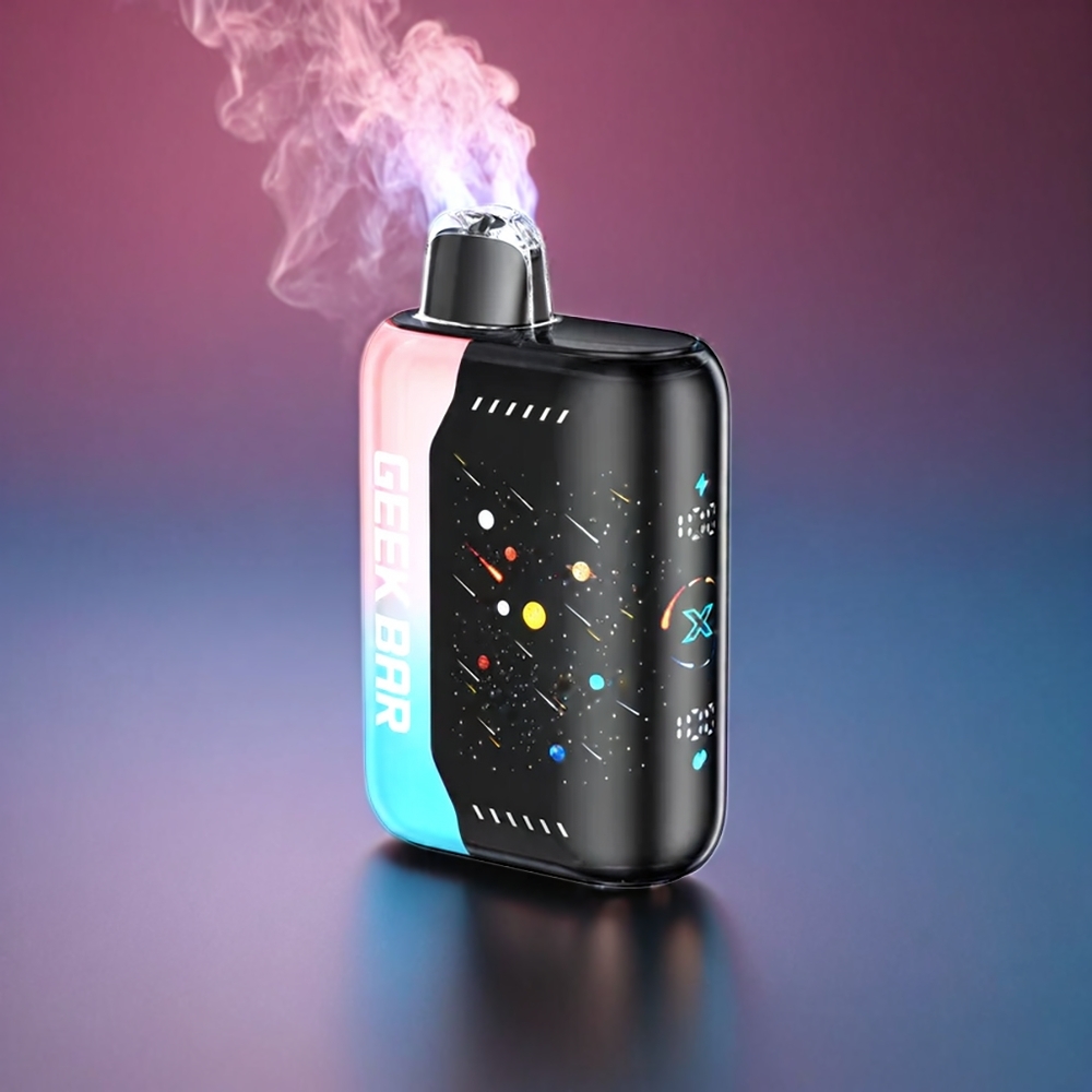 Geek Bar Pulse X 25000 Puffs Norge Engros – 18mL Pre-filled E-Liquid, 5% Nikotin, USB Type-C Lading, 3D Skjerm, Dual Mesh Coil