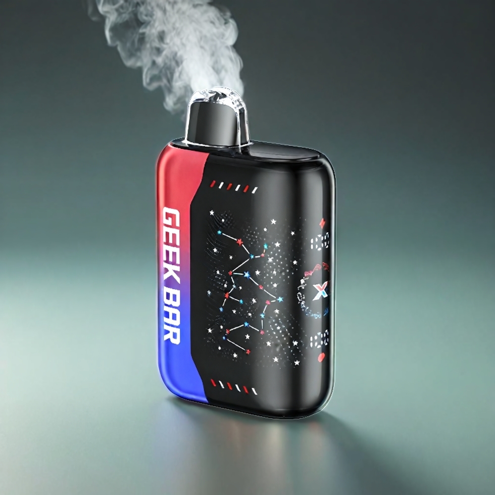 Geek Bar Pulse X 25000 Puffs Norge Engros – Opptil 25000 Sug, 18mL Fylt E-Væske, 3D Skjerm, USB-C Lading, Dual Mesh Coil