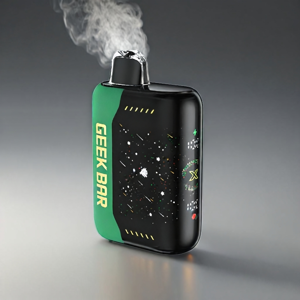 Geek Bar Pulse X 25000 Puffs Norge Engros med 18mL Fyllt E-Væske, 0-5% Nikotin, USB Type-C og Dual Mesh Coil