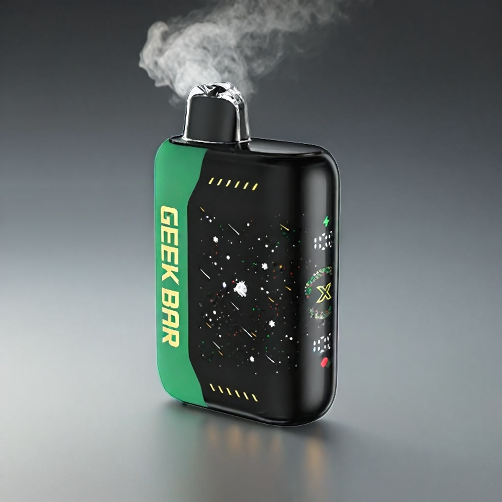 Geek Bar Pulse X 25000 Puffs Norge Engros med 18mL Fyllt E-Væske, 0-5% Nikotin, USB Type-C og Dual Mesh Coil