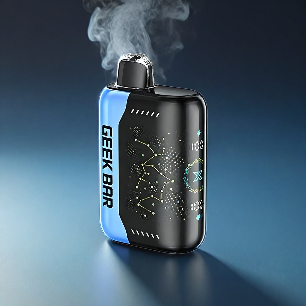 Norge Engros Geek Bar Pulse X 25000 Puffs Zero Nicotine med 18mL Pre-filled E-Liquid og USB Type-C Charging