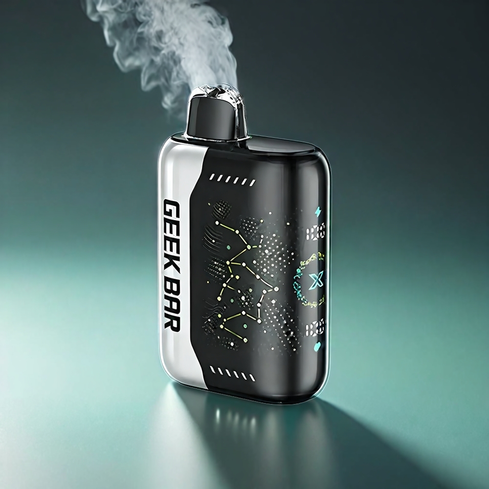 Norge Engros Geek Bar Pulse X 25000 Puffs Zero Nicotine med 18mL Pre-filled E-Liquid og USB Type-C Charging